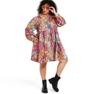 NWOT Kika Vargas for Target Plus Size 2X Floral Dress